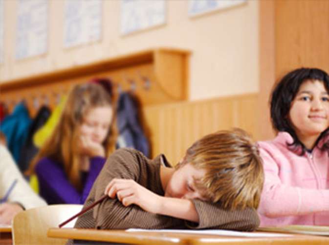 falling behind at school